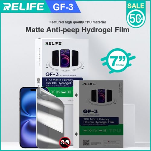 GF-3 Anti-Peep Matte Hydrogel Screen Protector Privacy Film - color: GF-3