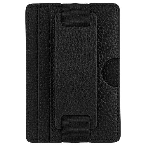 Case-Mate - Stick On Credit Card Wallet - Phone Holder - Loop Pockets - Ultra-Slim Card Holder - Finger Loop for Secure Hold - fit - Apple – iPhone – Samsung – Galaxy – Black - color: Black Loop