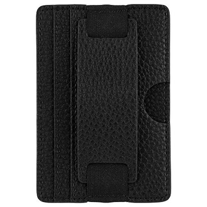 Case-Mate - Stick On Credit Card Wallet - Phone Holder - Loop Pockets - Ultra-Slim Card Holder - Finger Loop for Secure Hold - fit - Apple – iPhone – Samsung – Galaxy – Black - color: Black Loop