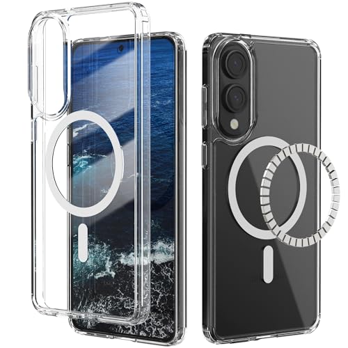 IDweel Magnetic for Galaxy S25 Edge Case,Compatible with Magsafe,Shockproof Shock Absorption, Slim Fit & Lightweight,Scratch-Resistant Protective Bumper Cover for Samsung Galaxy S25 Edge 6.7",HD Clear - color: Clear, size: Galaxy S25 Edge 6.7"