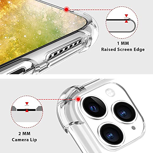 for iPhone 11 Pro Max Case Clear Neck Hanging Adjustable Shoulder Lanyard Crossbody Phone Cover Women Girls Soft TPU Slim Protective Strap Mobile Case for iPhone 11 Pro Max - Rainbow - size: iPhone 11 Pro Max