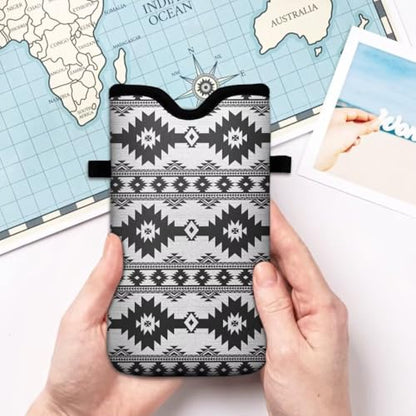 Cell Phone Sleeves Bag Case Crossbody Neoprene Holder Lanyard Phone Pouch for Women Men 7.5 X 4.5 Inches - Bohemia - color: Bohemia