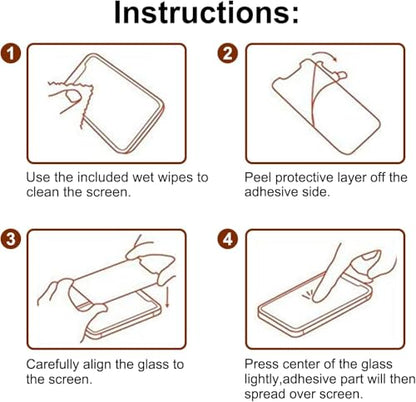 PEHAEL for iPhone 14 Pro Privacy Screen Protector+Camera Lens Protector