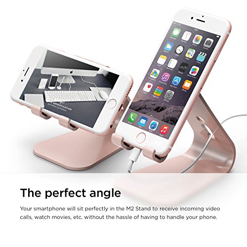 elago M2 Phone Stand for iPhones, Galaxy, and Other Smartphones - color: Rose Gold
