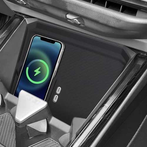 smabee Center Console Wireless Charging Protective Mat for BMW X3 2025 2026 - size: Wireless Charging Protective Mat