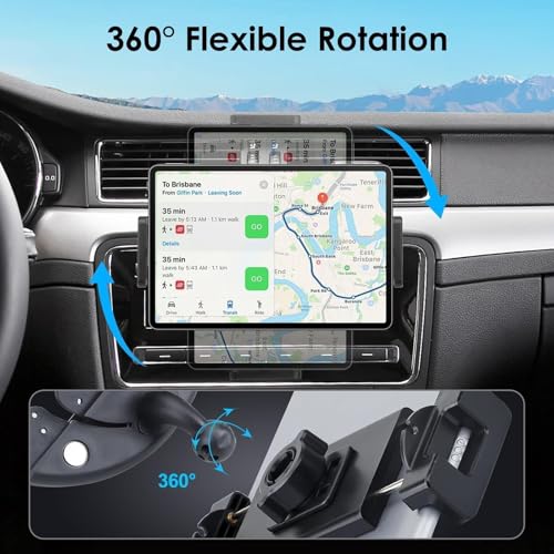 EEEKit 2 in 1 CD Slot Tablet Car Mount, CD Player Car Phone Holder