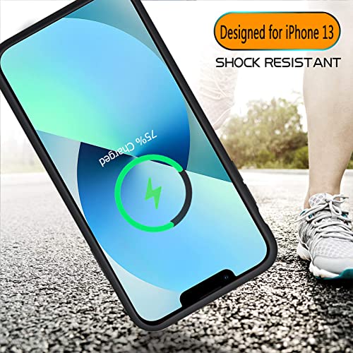 Battery Case for iPhone 13, Full Encircle 10000mAh High Capacity Rechargeable Portable Charger Case Extended Battery Pack Compatible with iPhone 13 (6.1 inch) Wireless Charging Case with Carplay-Black - size: iPhone 13 (6.1 inch)