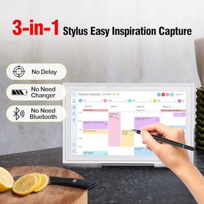Screen Protector & Stylus Pen Compatible With 15 inch Digital Calendar