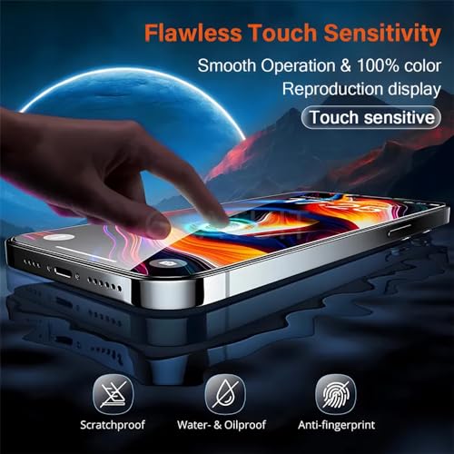 Hydrogel Film Screen Protector for iPhone 16 Pro Max, 2 Pcs Transparent Soft TPU Protective Film (NOT Tempered Glass) [Clear HD] [High Sensitivity] [Fingerprint Unlock Compatible] - color: iPhone 16 Pro Max