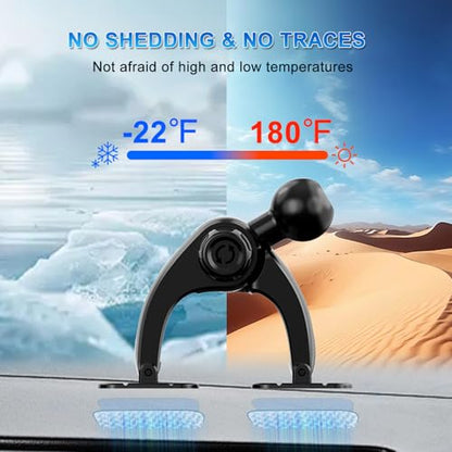 Car Phone Holder for Pop Socket, Dashboard Socket Grip Car Mount Dual Adhesive Base for Any Surfaces, Dash Sockets Phone Mount for Car, Works for iPhone Samsung All Smartphones with Pop Grip - style: Dashboard