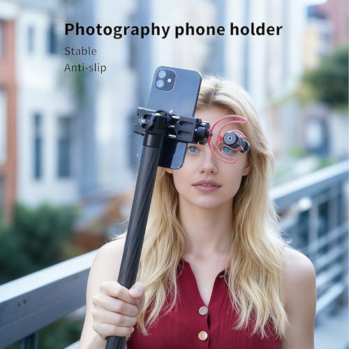 Aluminum Phone Tripod Mount with Cold Shoe & ARCA-Swiss Quick Release