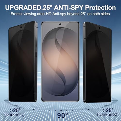 3 Pack Privacy Screen Protector for Samsung Galaxy s26 - color: Black Samsung Galaxy S26