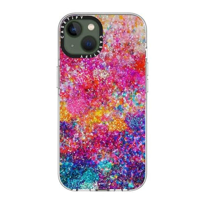 CASETiFY for iPhone 13 Case - Impact Clear Compatible with MagSafe | Not Yellowing | 6.6 ft. 3x Military Grade Drop Protection | And We Danced Our Way Home by Ingrid Ching | Clear - color: And We Danced Our Way Home, size: Iphone 13 (6.1")