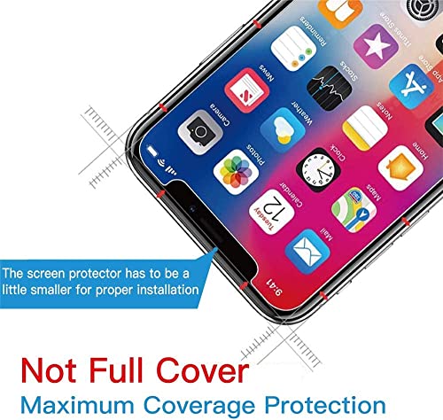 SAMKE [3 Pack] Compatible with Apple iPhone 10/X iPhone XS iPhone 11 Pro Screen Protector [5.8-inch] Tempered Glass,2.5D Edge Advanced HD Clarity Work Most Case (9H Hardness, 6X Stronger, Bubble Free) - size: iPhone X/XS and iPhone 11 Pro (5.8-inch)