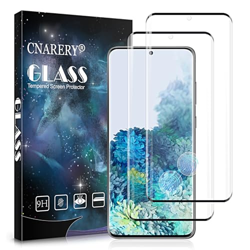 2 Pack Screen Protector for Samsung Galaxy S20, Support Fingerprint Unlock, Anti-Scratch, 3D Curved Easy Installation Case-Friendly HD Tempered Glass for Samsung Galaxy S20 - size: Samsung Galaxy S20