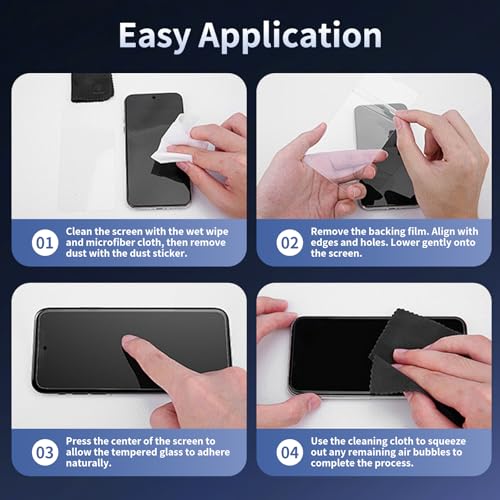 3 Pack for Motorola Moto G 5G 2026 Privacy Screen Protector - color: [Privacy]-Moto G 5G 2026