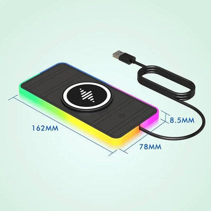 Car Wireless Charger Magnetic Car Phone Holder Stand Non Slip Mat Car Wireless Charging Pad for iPhone 17 16 15 Pro Max Samsung