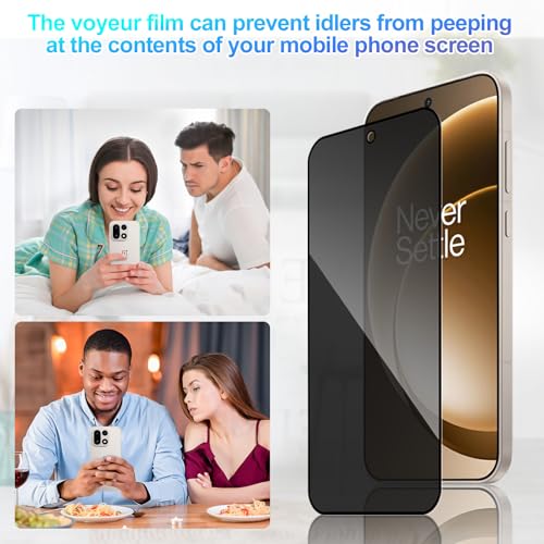 2 Pack Privacy Screen Protector for Oneplus 15