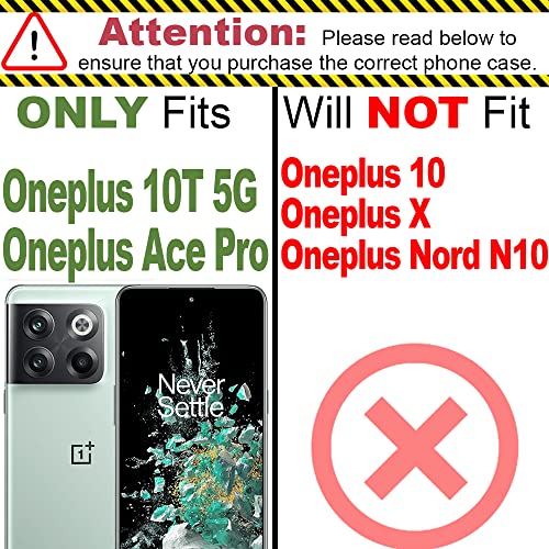 CoverON Designed for OnePlus 10T Case Clear, Slim Crystal Clear TPU Rubber Flexible Soft Skin Cover Protective Sleeve Fit 1+ OnePlus 10T 5G Phone Case - Transparent
