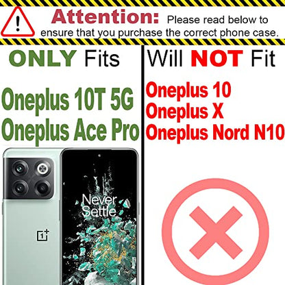 CoverON Designed for OnePlus 10T Case Clear, Slim Crystal Clear TPU Rubber Flexible Soft Skin Cover Protective Sleeve Fit 1+ OnePlus 10T 5G Phone Case - Transparent