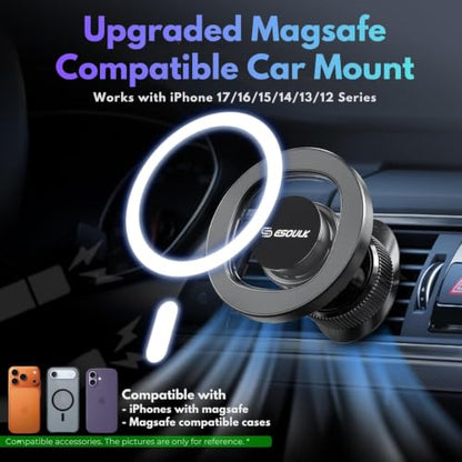Magnetic Car Phone Mount Air Vent Phone Holder
