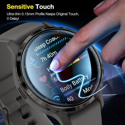 LK 6 Pack for Garmin Venu 4/ Venu 3s Screen Protector 41mm, TPU Film - size: 41mm