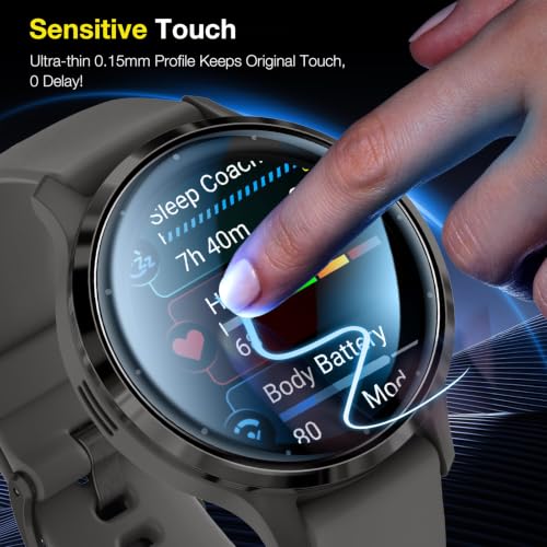 LK 6 Pack for Garmin Venu 4/ Venu 3s Screen Protector 41mm, TPU Film - size: 41mm