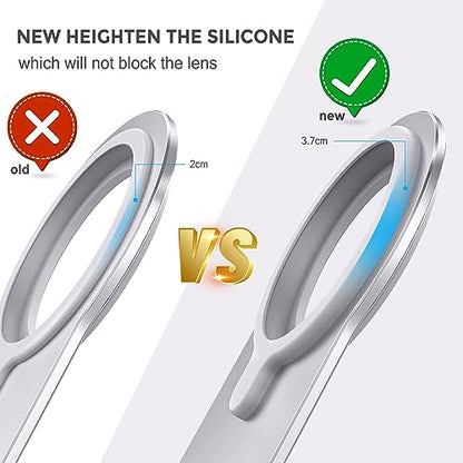 Stand for MagSafe Charger, CreaDream Aluminum Stand Holder for iPhone 16 15 14 13 12 Series, Magsafe Accessories Compatible with iPhone 16 15 14 13 12 Plus, Pro, Pro Max [MagSafe Charger Not Included] - color: Silver