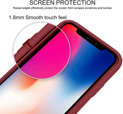 Crossbody Phone Case Compatible with iPhone 6/7/8/SE2/SE3, Cute Soft Silicone Cover with Lanyard Adjustable Shoulder Strap Shockproof Protector Women Girls Wine Red - color: Wine Red, size: iPhone 6/7/8/SE2/SE3