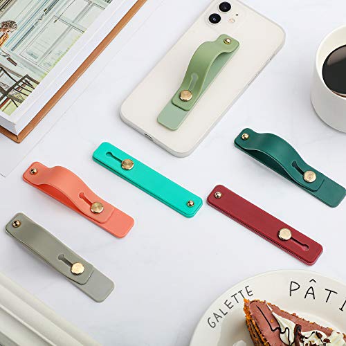 Weewooday 12 Pcs Phone Finger Strap, Soft Colors - color: Soft Colors