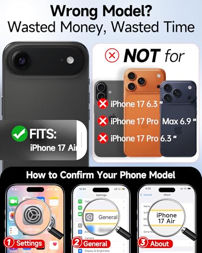 LeYi for iPhone-17-Air Case Wallet: Clear i Phone 17air Cover with Card Holder Funda para iPhone17 Air Walli Card Slot Protective Military Grade Heavy Duty Women Men Cases, Transparent - color: Clear, size: iPhone 17 Air 6.5''