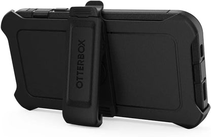 OtterBox iPhone 17e & iPhone 16e (Only) - Defender Series MagSafe Case - Black - Built-in Magnets - Screenless - Rugged & Durable - with Port Protection - Holster Clip Included - Non-Retail Packaging - color: Black, style: MagSafe