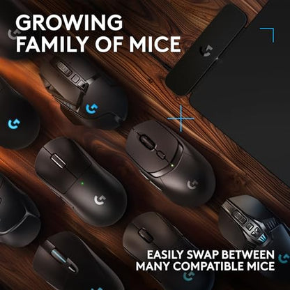 Logitech G POWERPLAY 2 Wireless Charging Mouse Pad - Black - size: Large