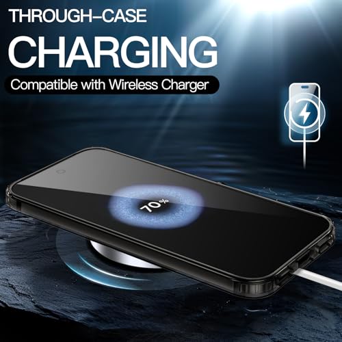 JETech Case for Google Pixel 10 Pro XL, Anti-Yellowing, Obsidian Black | Shockproof Protection, Scratch Resistant Hard PC Back, Durable Transparent TPU Bumper - color: Black, size: Pixel 10 Pro XL
