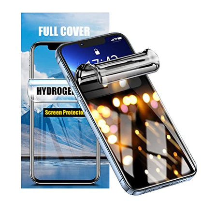 LOOKSEVEN 2 Pack Privacy Hydrogel Film For iPhone 16 - size: iPhone 16