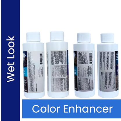 Wet Look Natural Sealer 4oz Sample- Color Enhancer 4oz Sample. - style: Trial Size/Trial Size