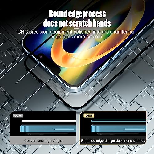 2 Pack Curved Screen Protector Compatible with vivo iQOO Neo 10R 5G Privacy Tempered Glass Anti-peep Film Anti-scratch No Fingerprint Unlock - size: vivo iQOO Neo 10R 5G