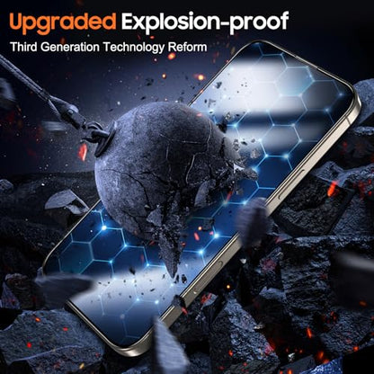 UniqueMe 360° Privacy Screen Protector for iPhone 15 Pro Max - 6.7 inch - size: 15 Pro Max 6.7 inch