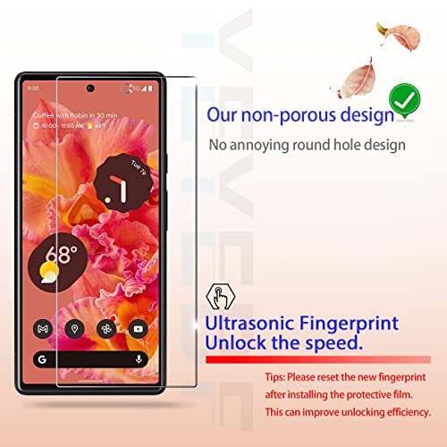 Google Pixel 6 5G Screen Protector + Camera Lens Protectors, [2+2 Pack] Full Coverage Tempered Glass Screen Protector for Pixel 6 [Case-Friendly][Anti-Shatter][3D Glass] - size: Google Pixel 6