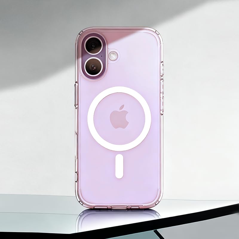 CyTex for iPhone 17 Case Clear, with Camera Control Cover, Compatible with MagSafe, Military-Grade Drop Protection, Anti-Yellowing, Phone Case for iPhone 17 - Transparent