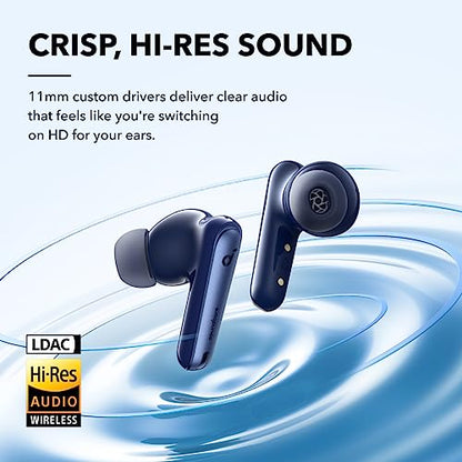 Soundcore by Anker Liberty 4 NC Wireless Earbuds - color: Navy Blue