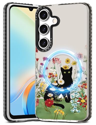 Toycamp for Samsung Galaxy A15 5G Phone Case - Compatible with MagSafe Women Girls Cute Phone Cover Magnetic with Shockproof Protective Girly Pretty Designer for Samsung A15 5G Cases, Cat - color: Cat, size: for Samsung Galaxy A15 5G
