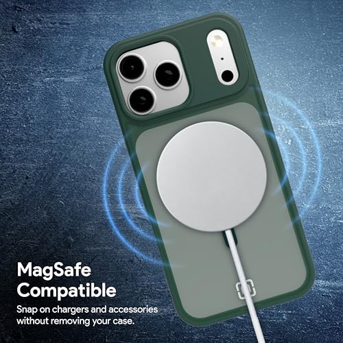 Incipio - Fog iPhone 17 Pro Max, Magsafe Compatible Phone Case, 10ft Drop Tested, Ultra Durable & Shock Absorbing, Scratch Resistant & Slim Profile (Green) - color: Green, size: iPhone 17 Pro Max