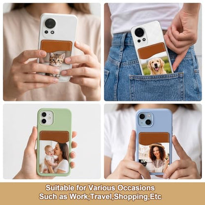 25 Pcs Sublimation Blank Phone Wallet PU Leather Phone Card Holder Transfer