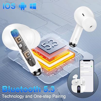 Pixel Earbuds,Wireless Buds for Google Pixel 11,11Pro,11 Pro XL,11 Pro Fold - color: White-3