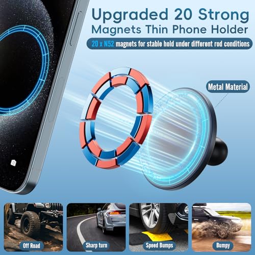 Car Vent Metal Magnetic Phone Mount Compatible with 2021-2026 Ford F-150 - size: Magnetic