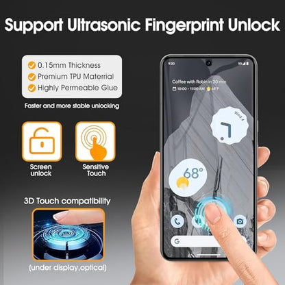 3 Pack TPU Privacy Screen Protector for Google Pixel 10 6.3" - size: Google Pixel 10