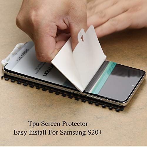 Ibywind For Samsung Galaxy S20+ (2 Pcs) Screen Protector,Flexible TPU Film,With 1Pc Camera Lens Protector,1Pc Back Film,Bubble Free[Easy to install] - size: Galaxy S20+ 6.7 inches