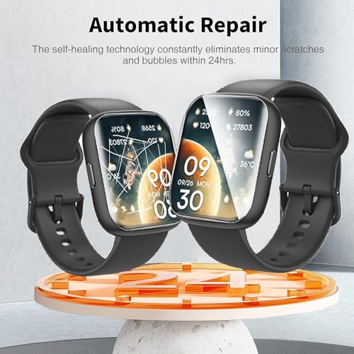 Lamshaw Compatible Screen Protector for LIGE FV12 Smartwatch, 6 Pack TPU Clear Film, 1.43 Inches