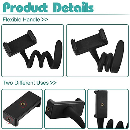 Amylove 2 Pcs Stroller Phone Holder Universal Stand, Black, Novel - style: Novel